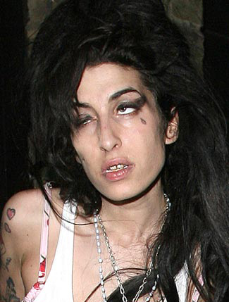 So the photo above is of Amy Winehouse who died the other day at age 